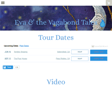 Tablet Screenshot of evaandthevagabondtales.com